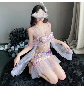 FEE ET MOI - Fantasy Mermaid Princess Dress (Purple)